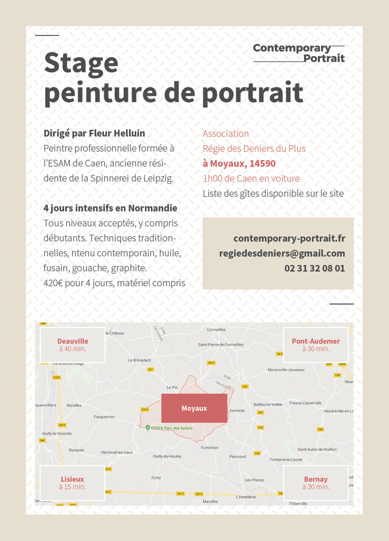 Contemporary Portrait : flyer