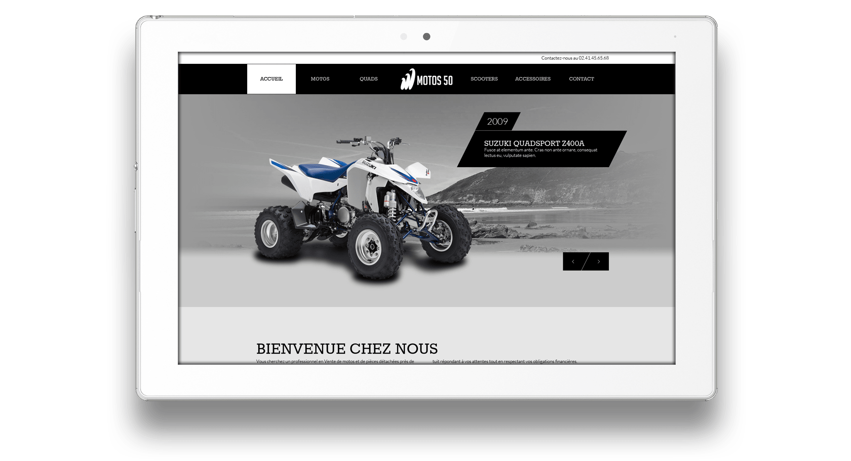 Moto 50 page produit