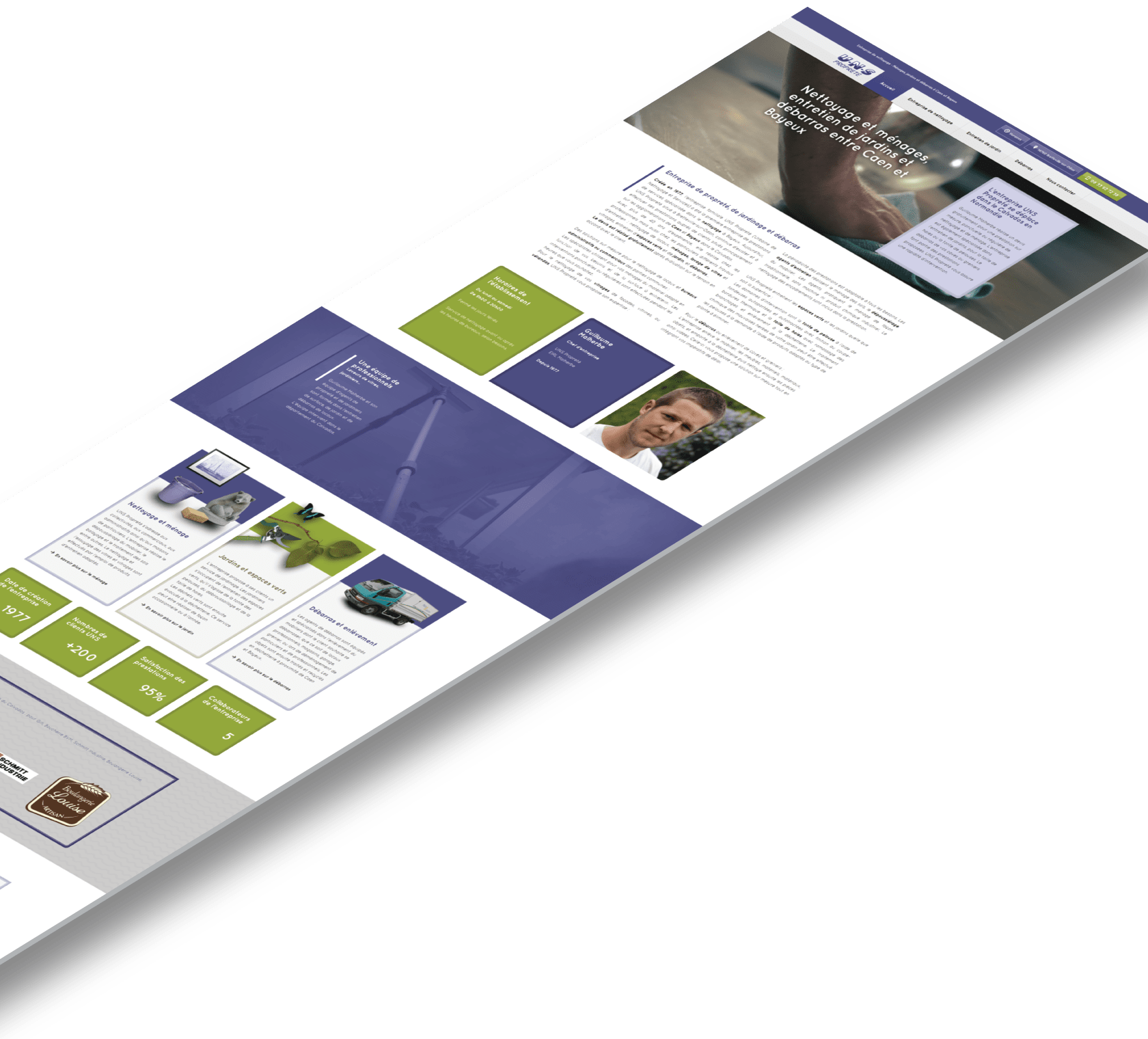 UNS Propreté aperçu 3D page nettoyage